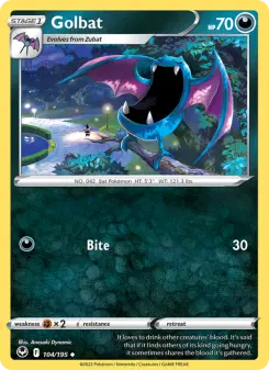 Golbat — Silver Tempest #104