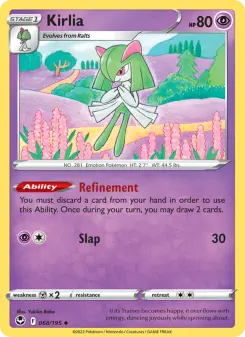 Kirlia — Silver Tempest #68