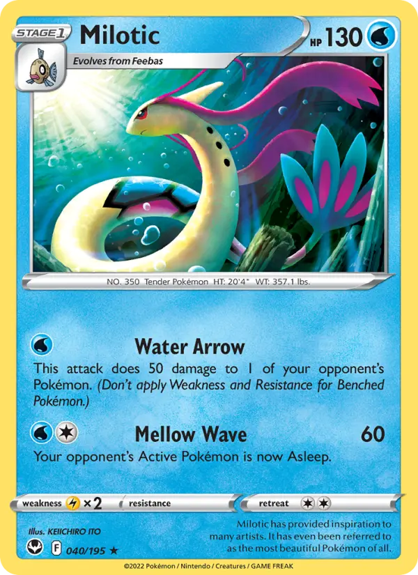 Milotic 40 — Silver Tempest 40, Normal finish