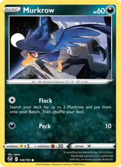 Murkrow — Silver Tempest #106