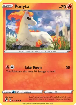 Ponyta — Silver Tempest 21