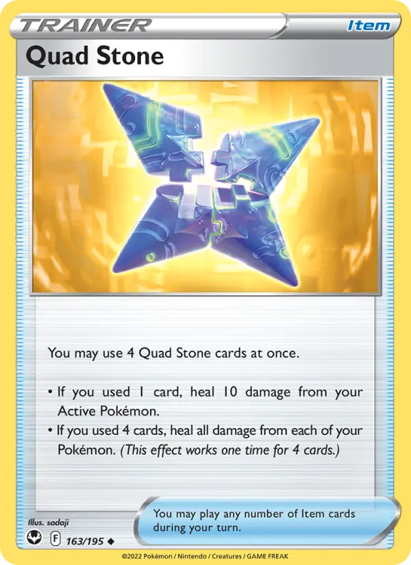 Quad Stone 163 card from Silver Tempest