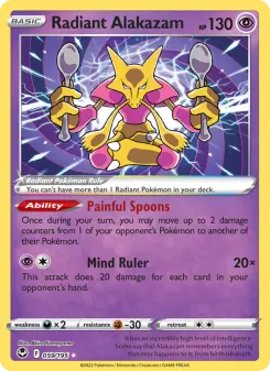 Radiant Alakazam — Silver Tempest #59