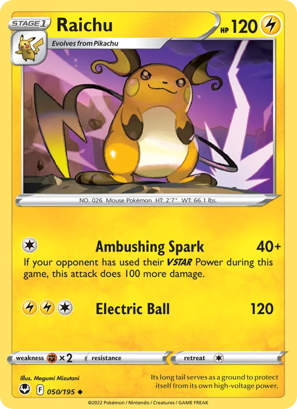 Raichu 50 — Silver Tempest 50, Normal finish