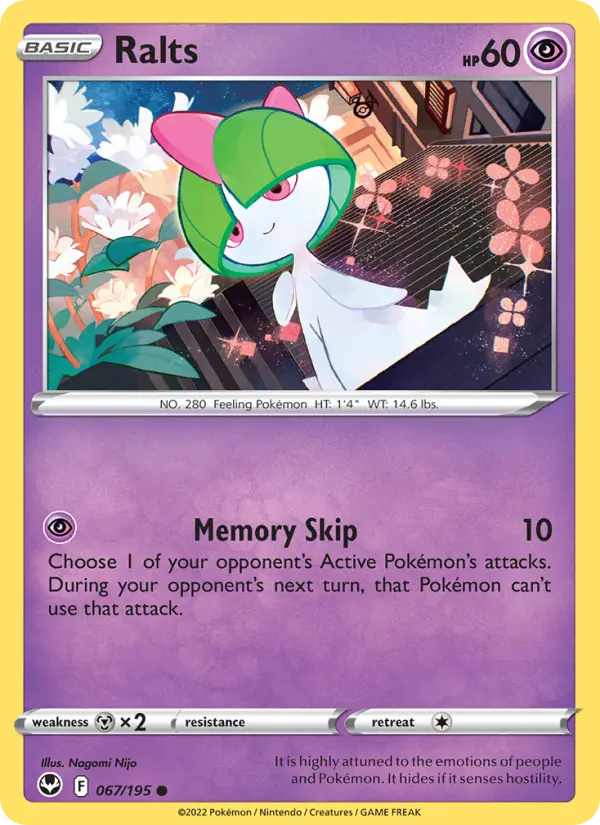 Ralts 67 — Silver Tempest 67, Normal finish