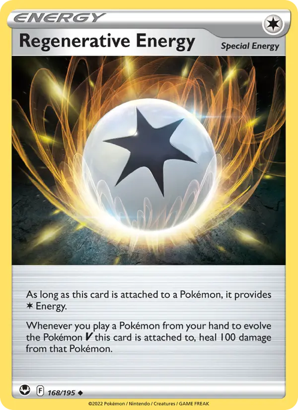 Regenerative Energy 168 card from Silver Tempest