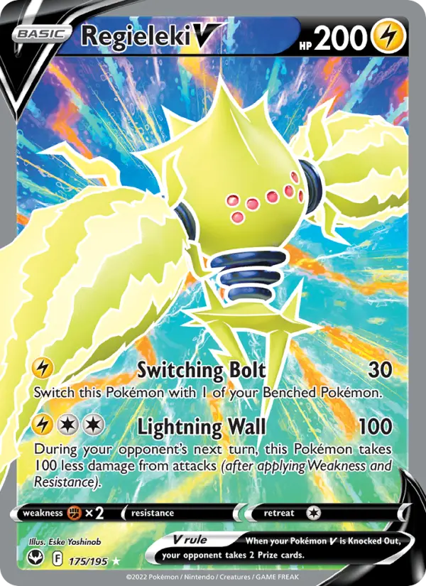 Regieleki V 175 card from Silver Tempest