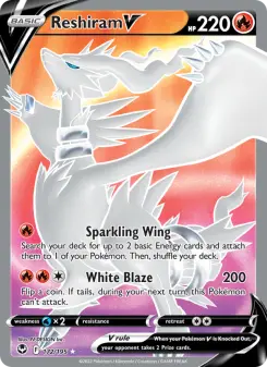 Reshiram V — Silver Tempest #172