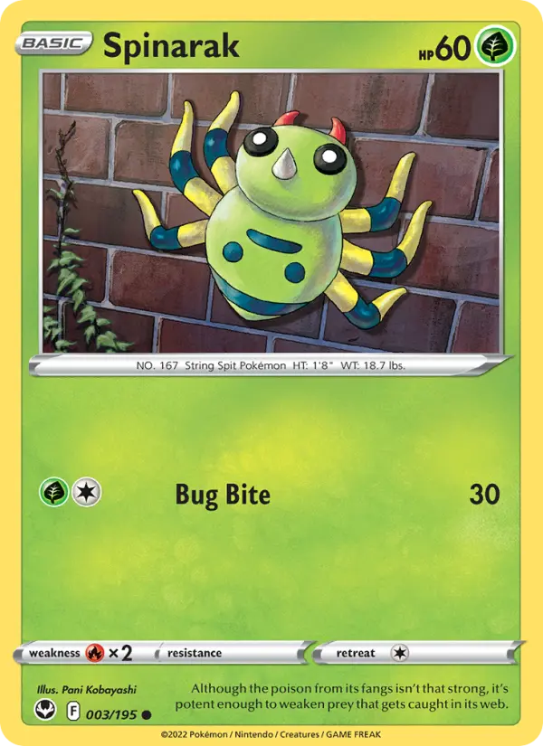 Spinarak 3 — Silver Tempest 3, Normal finish