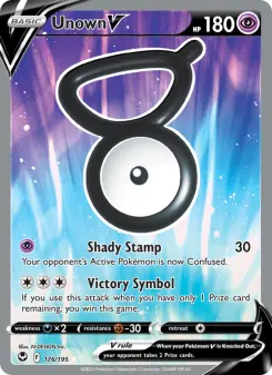 Unown V 176 — Silver Tempest