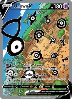 Unown V — Silver Tempest #177