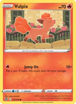 Vulpix — Silver Tempest #17