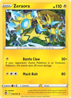 Zeraora — Silver Tempest 56