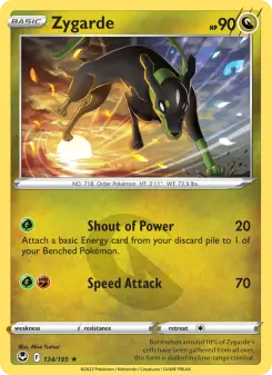 Zygarde — Silver Tempest #134