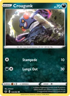 Croagunk — Sword & Shield 123
