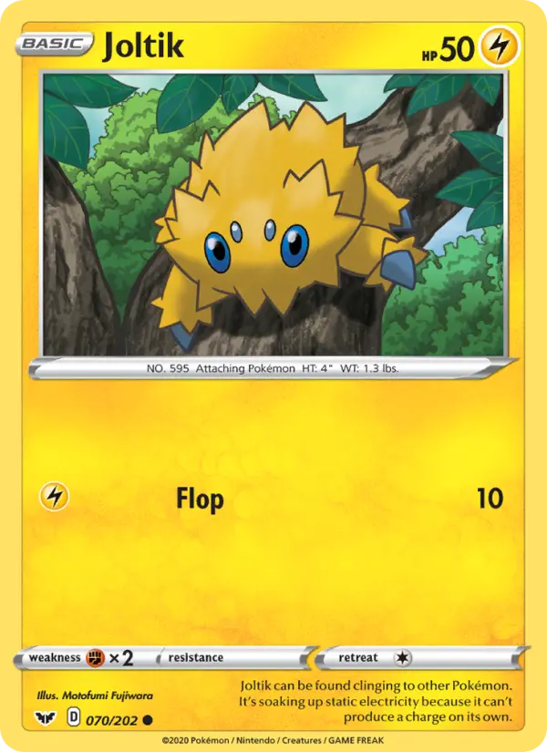 Joltik 70 — Sword & Shield 70, Normal finish