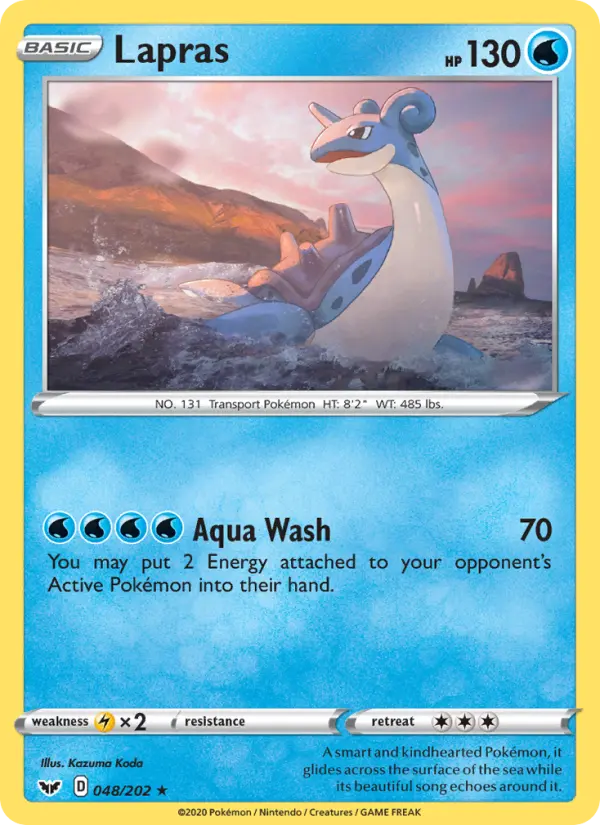 Lapras 48 — Sword & Shield 48, Normal finish