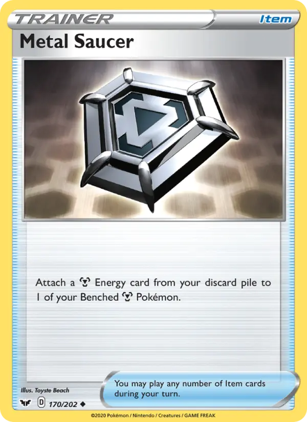 Metal Saucer 170 card from Sword & Shield
