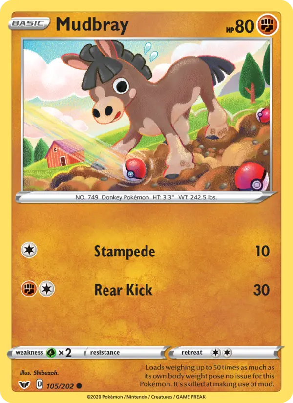 Mudbray 105 — Sword & Shield 105, Normal finish