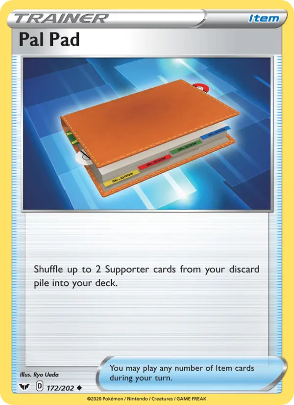 Pal Pad 172 card from Sword & Shield