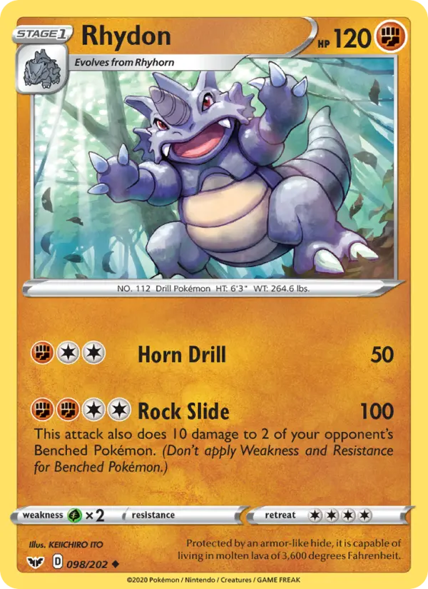 Rhydon 98 — Sword & Shield 98, Normal finish