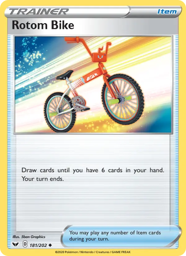 Rotom Bike 181 — Sword & Shield 181, Normal finish