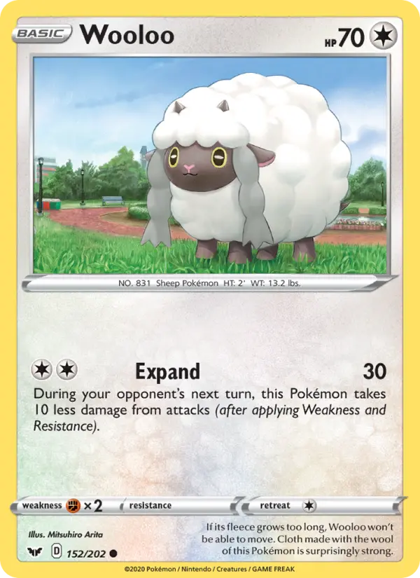 Wooloo 152 — Sword & Shield 152, Normal finish