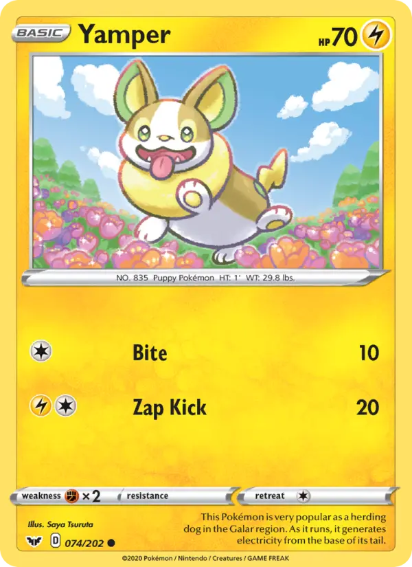 Yamper 74 — Sword & Shield 74, Normal finish