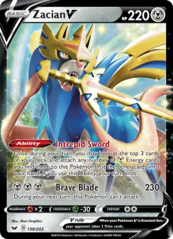 Zacian V — Sword & Shield #138
