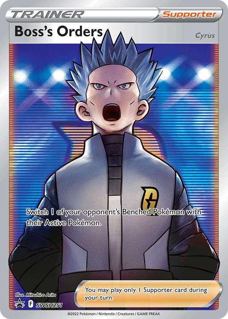 Boss's Orders SWSH251 — SWSH Black Star Promos SWSH251, Holofoil finish