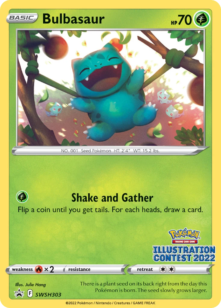 Bulbasaur SWSH303 — SWSH Black Star Promos SWSH303, Normal finish