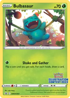 Bulbasaur SWSH303 — SWSH Black Star Promos