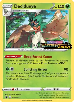 Decidueye SWSH035 — SWSH Black Star Promos