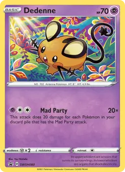 Dedenne — SWSH Black Star Promos #SWSH080