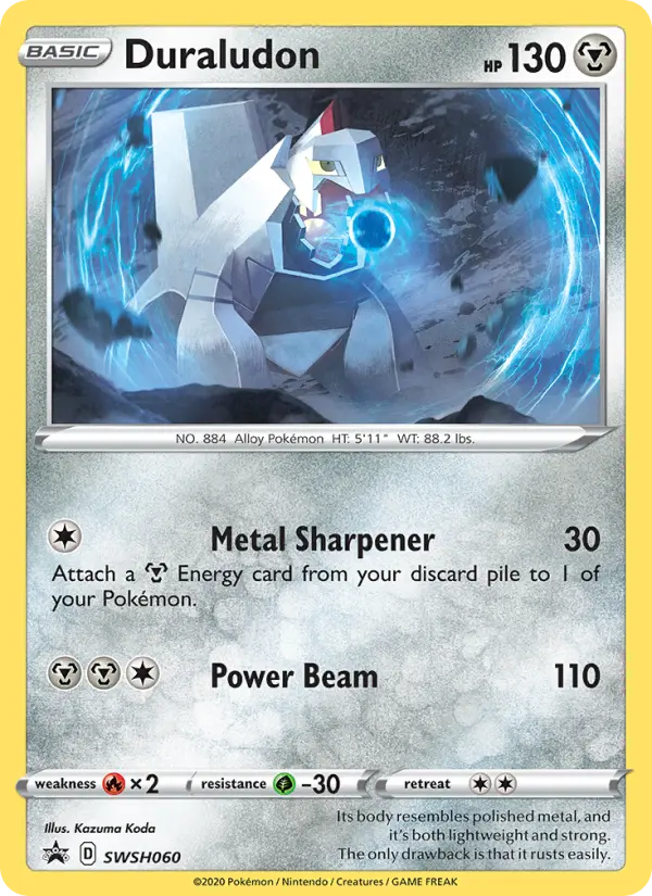 Duraludon SWSH060 — SWSH Black Star Promos SWSH060, Holofoil finish