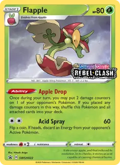 Flapple SWSH022 — SWSH Black Star Promos