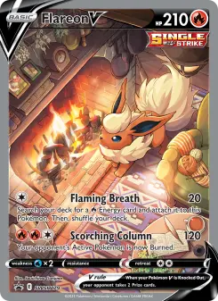 Flareon V SWSH179 — SWSH Black Star Promos