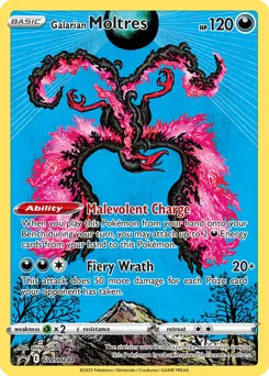 Galarian Moltres — SWSH Black Star Promos #SWSH284