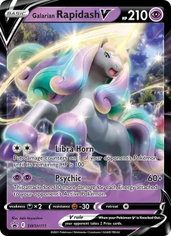 Galarian Rapidash V — SWSH Black Star Promos #SWSH111