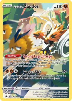 Galarian Zapdos — SWSH Black Star Promos #SWSH283