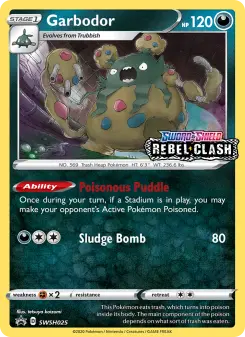 Garbodor SWSH025 — SWSH Black Star Promos