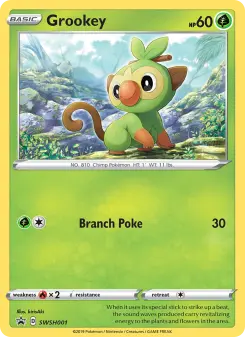 Grookey SWSH001 — SWSH Black Star Promos