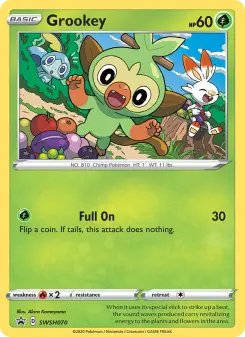 Grookey SWSH070 — SWSH Black Star Promos