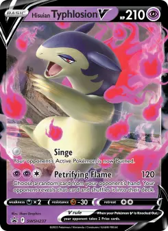 Hisuian Typhlosion V — SWSH Black Star Promos #SWSH237