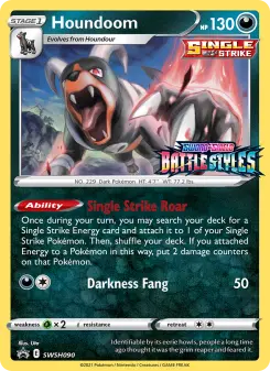Houndoom — SWSH Black Star Promos #SWSH090