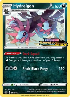 Hydreigon SWSH037 — SWSH Black Star Promos