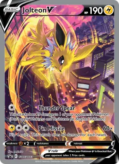Jolteon V SWSH183 — SWSH Black Star Promos
