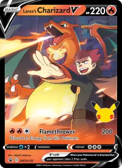 Lance's Charizard V SWSH133 — SWSH Black Star Promos