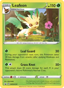 Leafeon — SWSH Black Star Promos #SWSH191