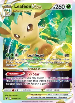 Leafeon VSTAR — SWSH Black Star Promos #SWSH195
